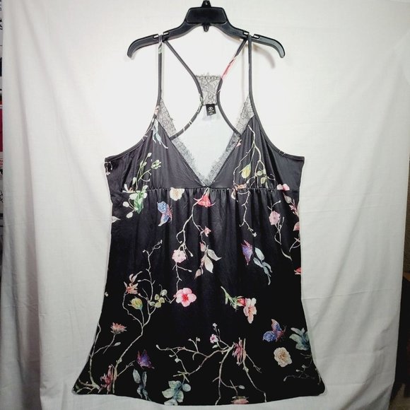 * Jenize 3XL nighty gown floral pattern racerback - Picture 2 of 10